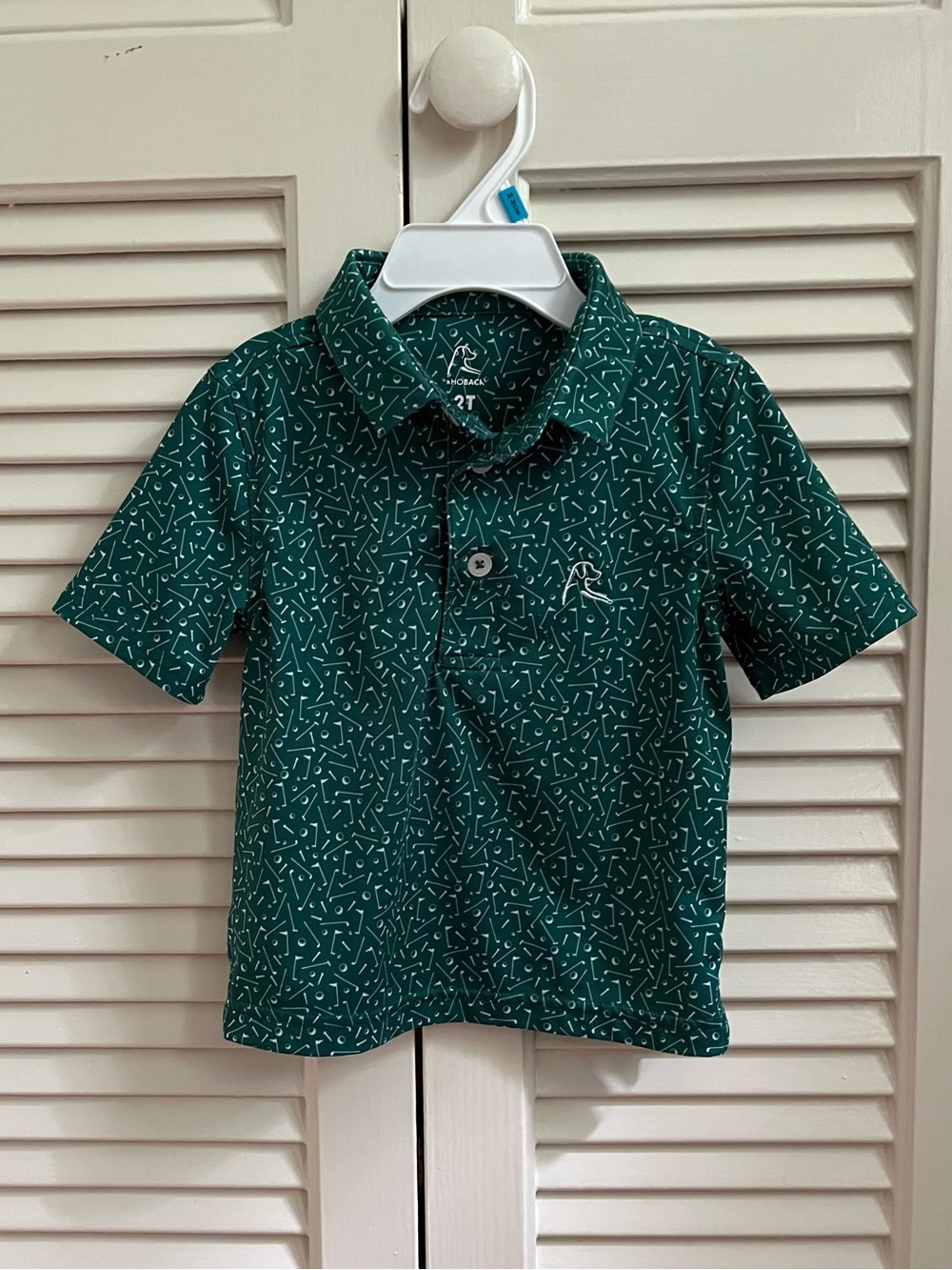 Rhoback 2T Dark Green ‘The Mulligan’ Golf Polo Shirt